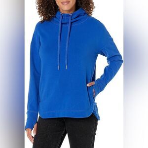 Sweaty Betty NWT Escape Luxe Fleece Hoodie size XS in color lightening blue